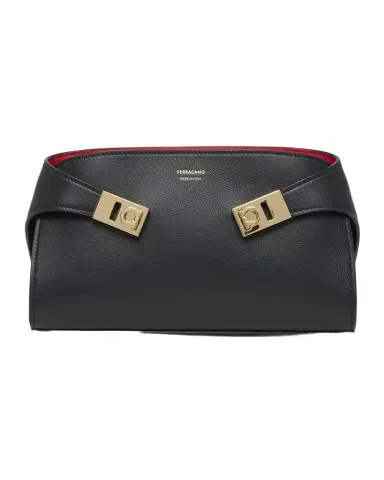Ferragamo Mini Hug Leather Crossbody Bag | Thumbnail 1 Ferragamo Mini Hug Leather Crossbody Bag | Thumbnail 1