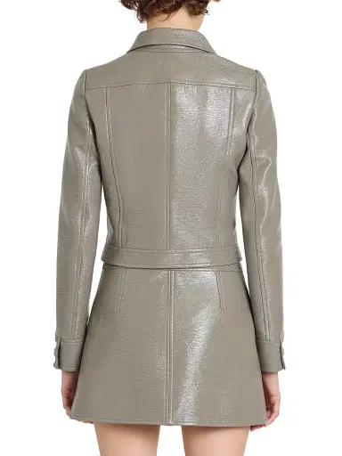 Courrèges Women's Vinyle Reedition Jacket - Light Mocha | Thumbnail 5