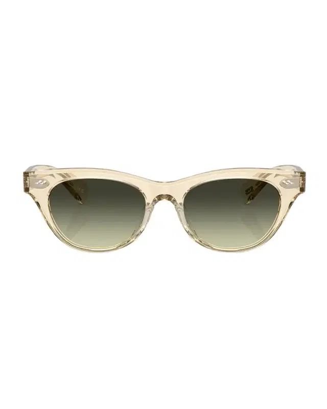 Oliver Peoples Avelin Gradient Acetate Butterfly Sunglasses