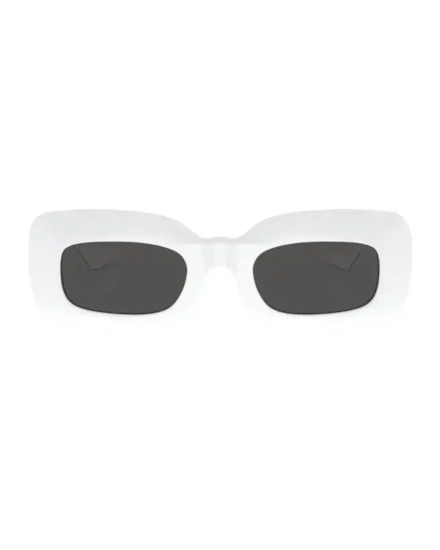 Khaite x Oliver Peoples Beveled Acetate Rectangle Sunglasses