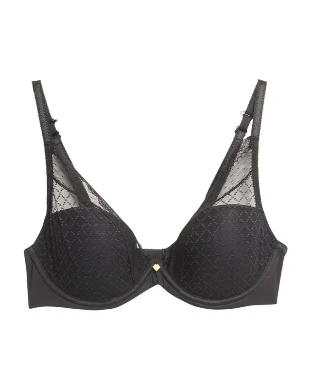 Chantelle Norah Chic Lace Plunge T-Shirt Bra