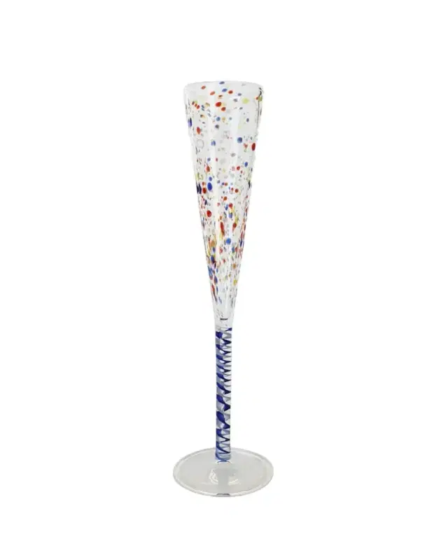 Massimo Lunardon Multicolor Champagne Flute