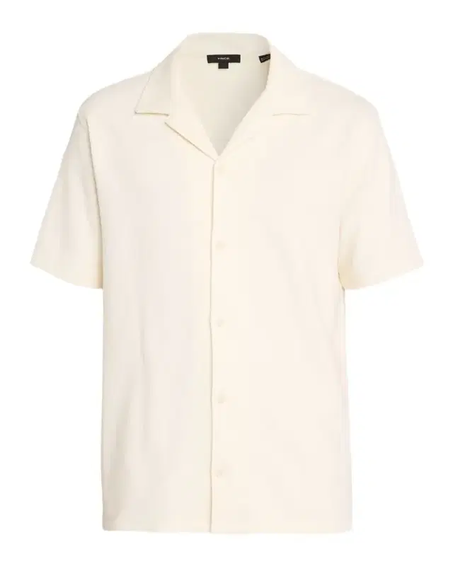 Vince Men 's Stretch Boucle Camp Shirt