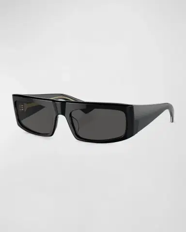Khaite x Oliver Peoples Bold Acetate Rectangle Sunglasses | Thumbnail 3 Khaite x Oliver Peoples Bold Acetate Rectangle Sunglasses | Thumbnail 3