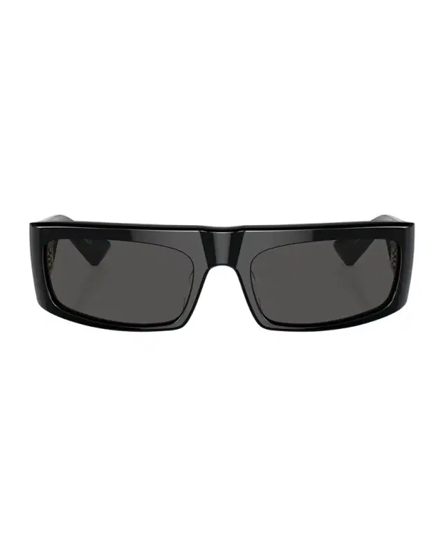 Khaite x Oliver Peoples Bold Acetate Rectangle Sunglasses