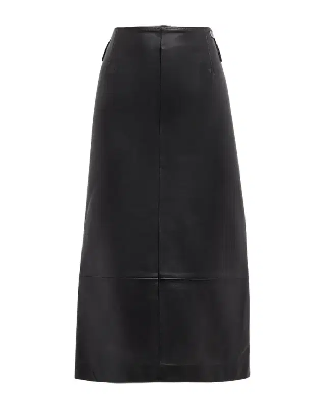 Marc Jacobs Leather Slim Pencil Midi Skirt