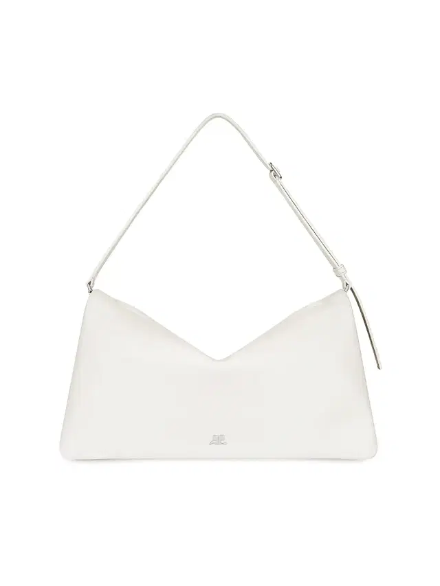 Women's Cuff Leather Shoulder Bag - Heritage White