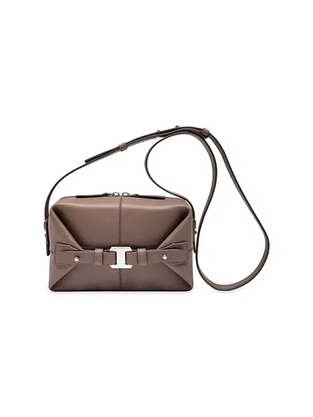 BONASTRE Men's Airbag Leather Shoulder Bag - Taupe