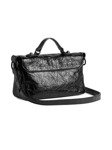 Balenciaga Women's Le City Flap Nano Crossbody Bag | Thumbnail 4 Balenciaga Women's Le City Flap Nano Crossbody Bag | Thumbnail 4