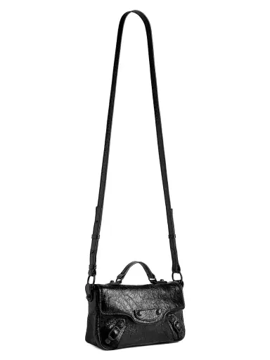 Balenciaga Women's Le City Flap Nano Crossbody Bag | Thumbnail 7 Balenciaga Women's Le City Flap Nano Crossbody Bag | Thumbnail 7