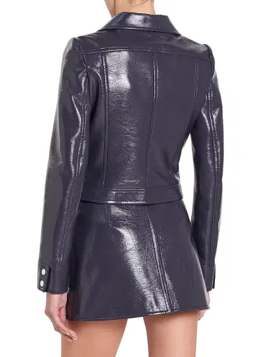 Courrèges Women's Vinyle Reedition Jacket - Denim - Size 10 | Thumbnail 5