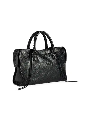 Balenciaga Women's Le City Small Top Handle Bag - Black | Thumbnail 5 Balenciaga Women's Le City Small Top Handle Bag - Black | Thumbnail 5