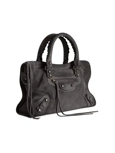 Balenciaga Women's Le City Bag Crossbody Bag - Storm Grey | Thumbnail 2