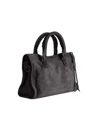 Balenciaga Women's Le City Bag Crossbody Bag - Storm Grey | Thumbnail 3