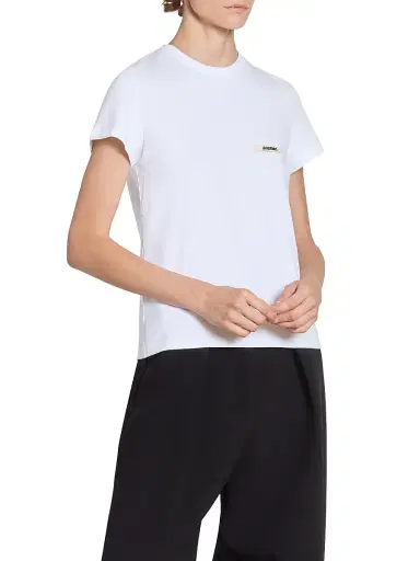 Jacquemus Women's Logo Cotton T-Shirt - White - Size XL | Thumbnail 4