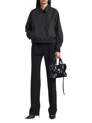 Balenciaga Women's Le City Small Giant Studs Top Handle Bag with Rhinestones | Thumbnail 2 Balenciaga Women's Le City Small Giant Studs Top Handle Bag with Rhinestones | Thumbnail 2