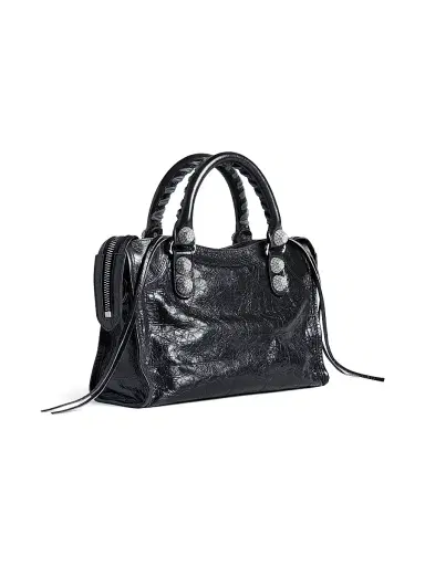 Balenciaga Women's Le City Small Giant Studs Top Handle Bag with Rhinestones | Thumbnail 5 Balenciaga Women's Le City Small Giant Studs Top Handle Bag with Rhinestones | Thumbnail 5