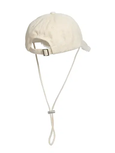 Jacquemus Men's La Casquette Artichaut Frayed Baseball Cap - Off White | Thumbnail 2