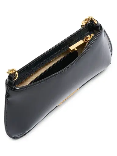 Jacquemus Women's Le Petit Bisou Leather Shoulder Bag - Black | Thumbnail 3 Jacquemus Women's Le Petit Bisou Leather Shoulder Bag - Black | Thumbnail 3