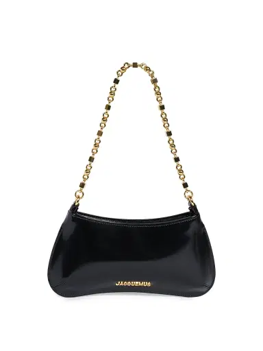 Jacquemus Women's Le Petit Bisou Leather Shoulder Bag - Black | Thumbnail 5 Jacquemus Women's Le Petit Bisou Leather Shoulder Bag - Black | Thumbnail 5