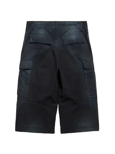Balenciaga Men's Cropped Cargo Pants - Black - Size 34 | Thumbnail 2