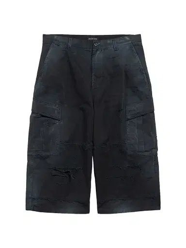 Balenciaga Men's Cropped Cargo Pants - Black - Size 34 | Thumbnail 1