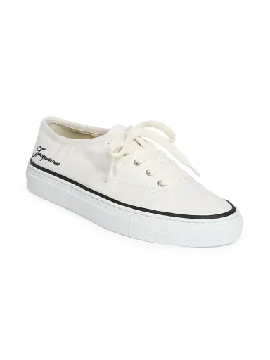 Jacquemus Women's Les Fefe Low-Top Sneakers - Off White - Size 12 | Thumbnail 2