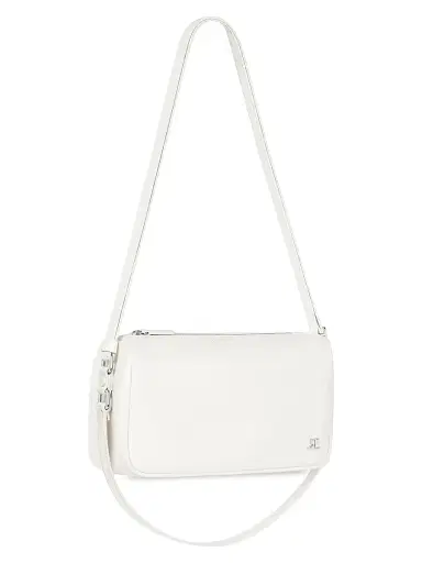 Courrèges Women's Leather Camera Bag - Heritage White | Thumbnail 2