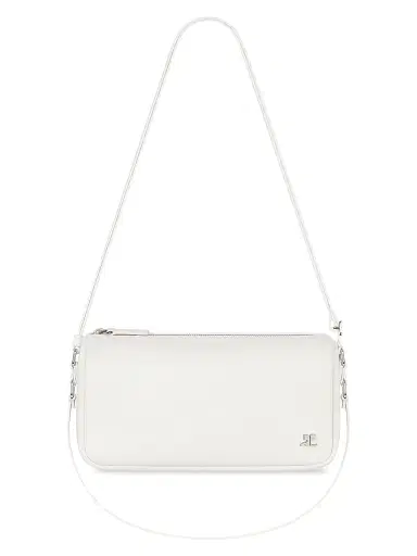 Courrèges Women's Leather Camera Bag - Heritage White | Thumbnail 1