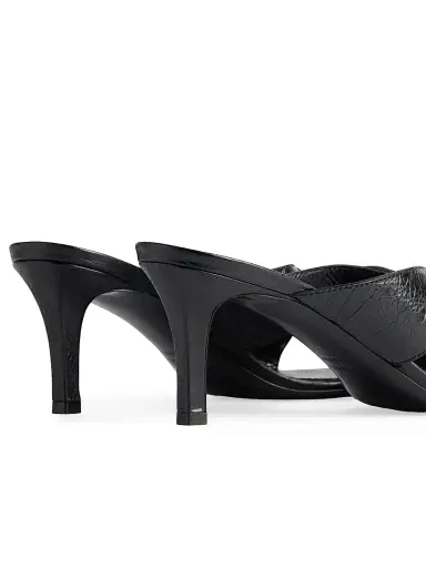 Balenciaga Women's City Sandals - Black - Size 11 | Thumbnail 4