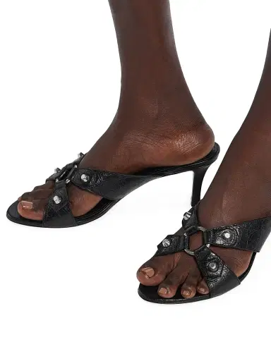 Balenciaga Women's City Sandals - Black - Size 11 | Thumbnail 5