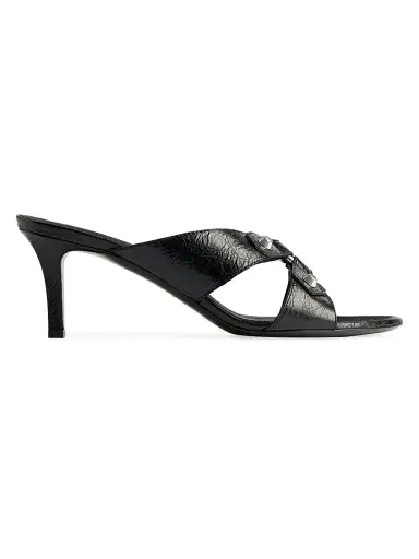 Balenciaga Women's City Sandals - Black - Size 11 | Thumbnail 1
