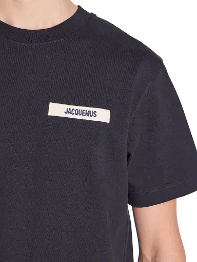 Jacquemus Men's The Gros Grain Crewneck T-Shirt - Black - Size XXL | Thumbnail 6 Jacquemus Men's The Gros Grain Crewneck T-Shirt - Black - Size XXL | Thumbnail 6