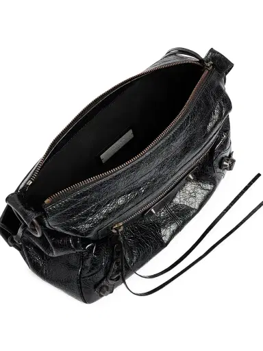 Balenciaga Men's Le City Moto Small Crossbody Bag - Black | Thumbnail 7