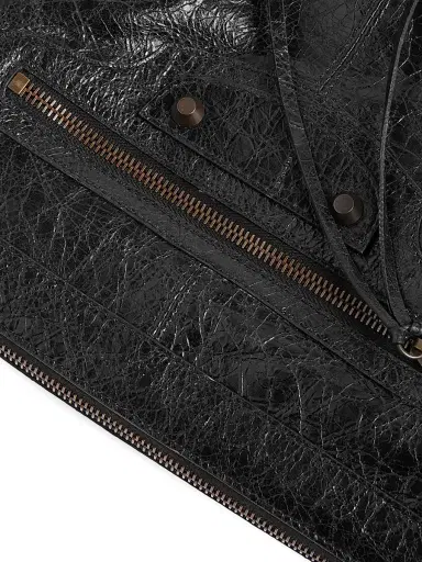 Balenciaga Men's Le City Moto Small Crossbody Bag - Black | Thumbnail 8