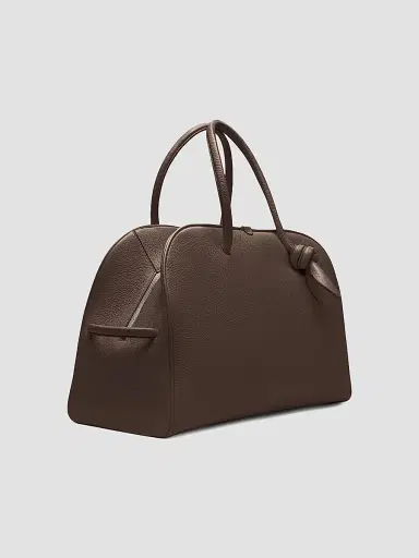 Jacquemus Women's Le Grand Turismo Leather Tote Bag - Dark Brown | Thumbnail 2