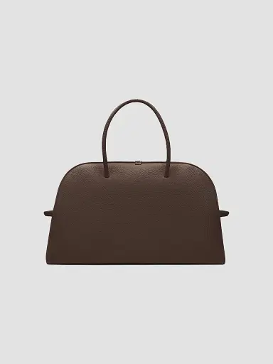Jacquemus Women's Le Grand Turismo Leather Tote Bag - Dark Brown | Thumbnail 3