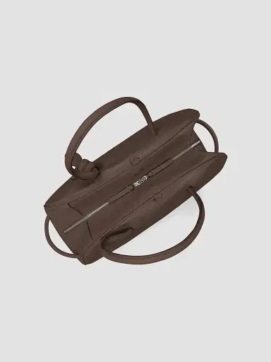 Jacquemus Women's Le Grand Turismo Leather Tote Bag - Dark Brown | Thumbnail 4