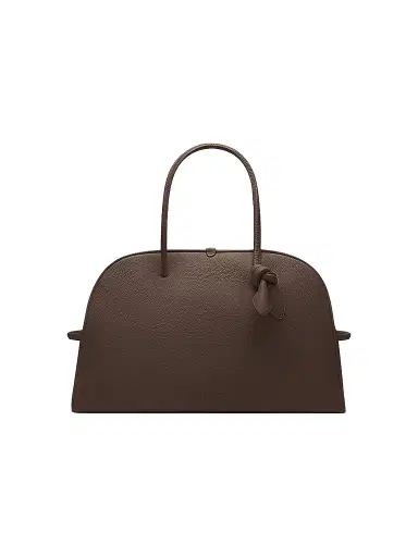 Jacquemus Women's Le Grand Turismo Leather Tote Bag - Dark Brown | Thumbnail 1