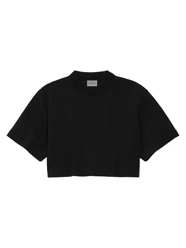 Women's Cropped T-Shirt - Black