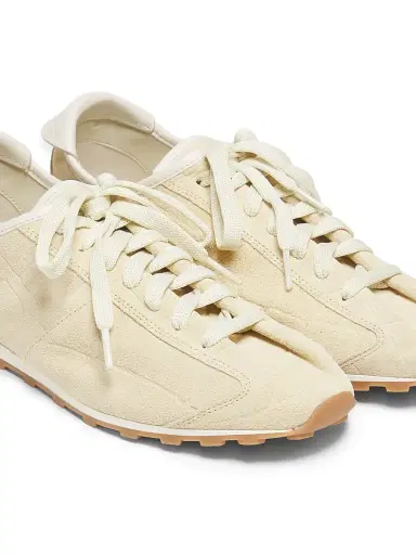 Jacquemus Women's The Tennis Crocodile-Embossed Suede Sneakers | Thumbnail 2 Jacquemus Women's The Tennis Crocodile-Embossed Suede Sneakers | Thumbnail 2