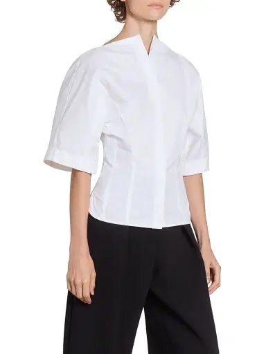 Jacquemus Women's La Moisson Cotton-Poplin Shirt | Thumbnail 4 Jacquemus Women's La Moisson Cotton-Poplin Shirt | Thumbnail 4