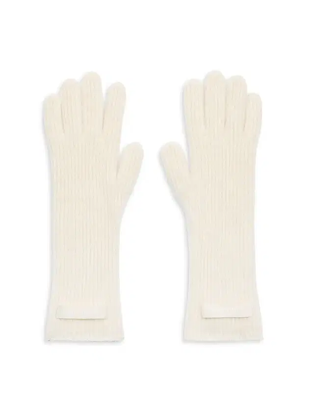 Jacquemus Women's Logo Wool-Blend Gloves - Off White