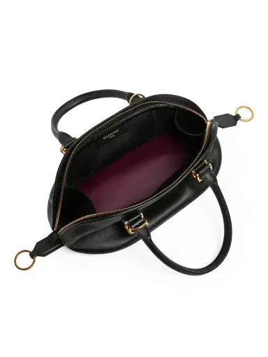 Balenciaga Women's Bolero Bowling Crossbody Bag - Black Plum | Thumbnail 6