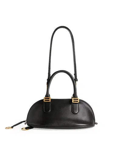 Balenciaga Women's Bolero Bowling Crossbody Bag - Black Plum | Thumbnail 7