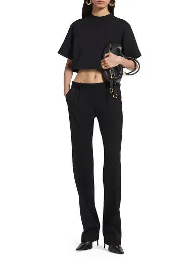 Balenciaga Women's Bolero Bowling Crossbody Bag - Black Plum | Thumbnail 1