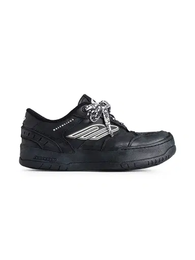Balenciaga Women's Hamptons Platform Sneakers - Black - Size 11 | Thumbnail 1 Balenciaga Women's Hamptons Platform Sneakers - Black - Size 11 | Thumbnail 1