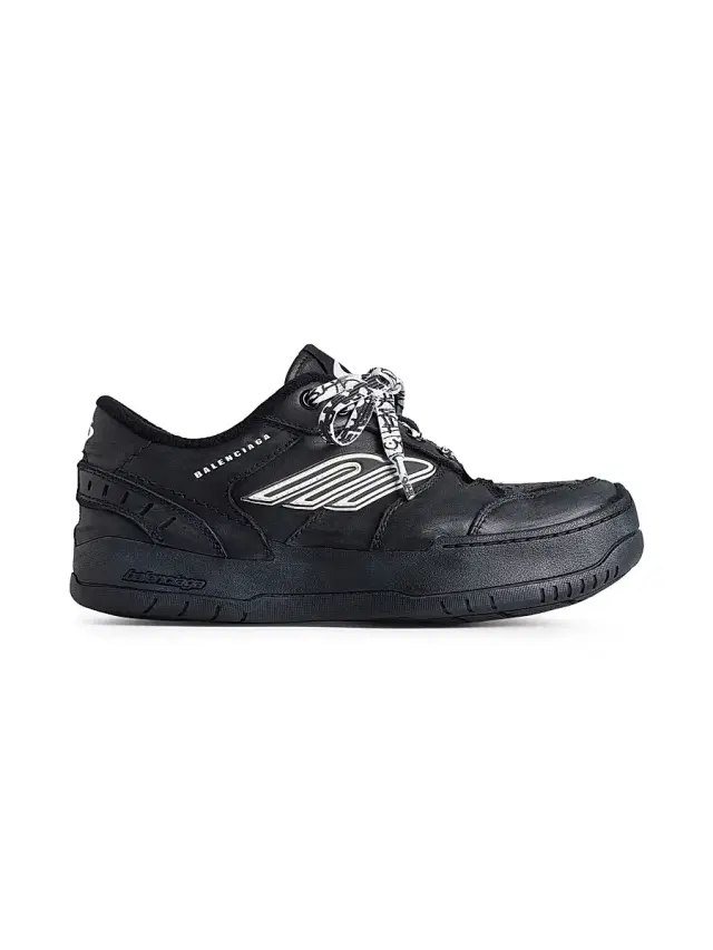 Balenciaga Women's Hamptons Platform Sneakers - Black