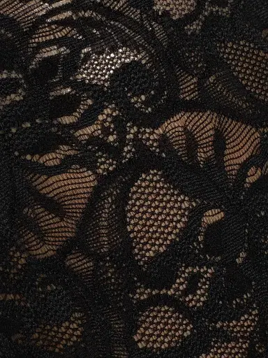 FALKE Women's Seidenglatt Lace Sheer Tights | Thumbnail 2