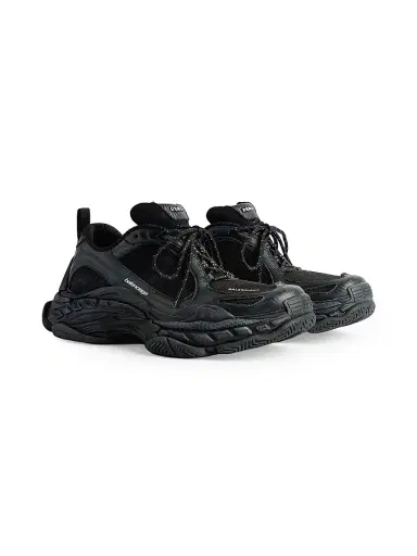 Balenciaga Men's Triple S.2 Sneakers - Black Dark Grey - Size 6 | Thumbnail 2